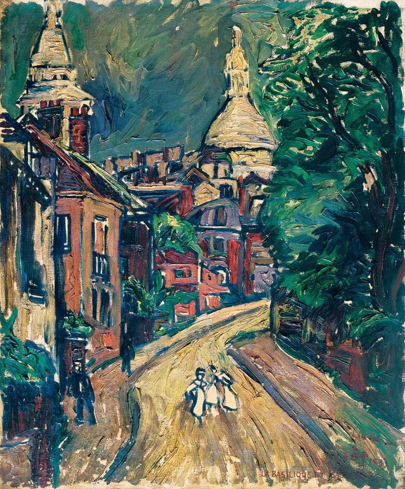 刘海粟,巴黎圣心院,布面油彩 ,73×60厘米,1931年,龙美术馆.jpg